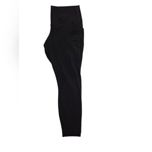 Women's Black High-Waisted Ankle Leggings